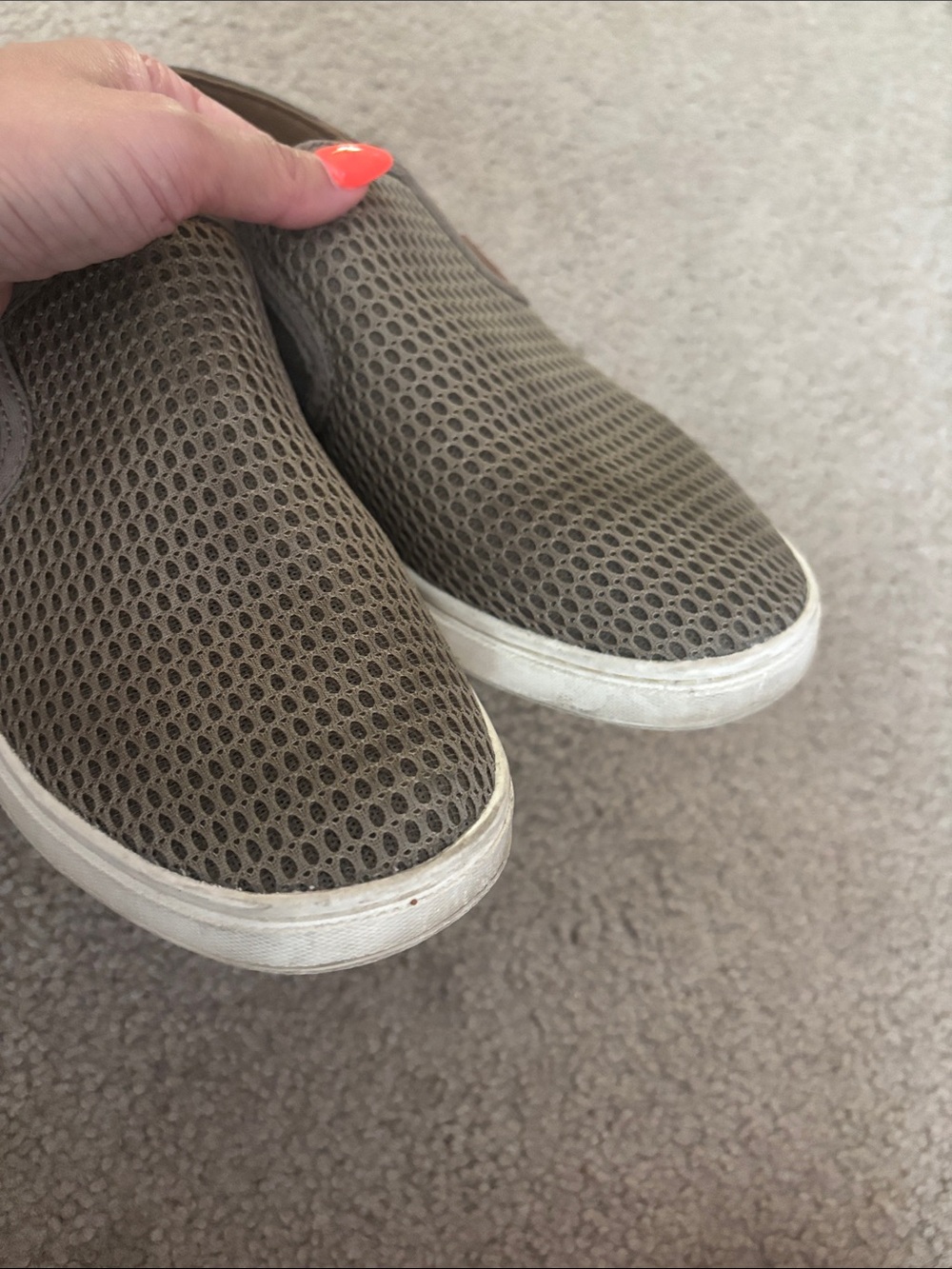 OluKai Women’s Pehuea Taupe Mesh Slip-On Loafers size 7 - Picture 5 of 8